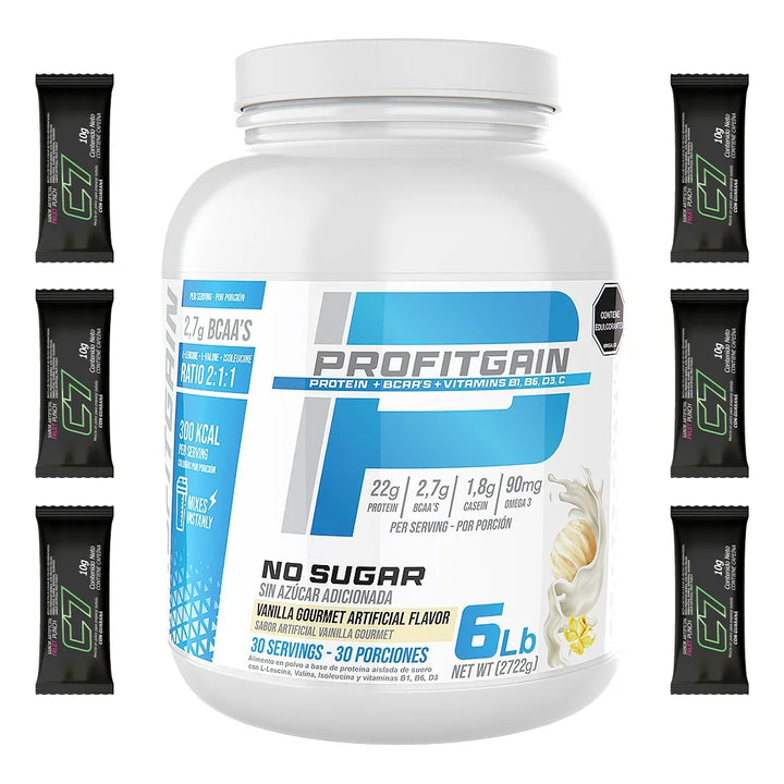 Proteina Volumen 6lb Profitgain Vainilla Gourmet - Imagen 1