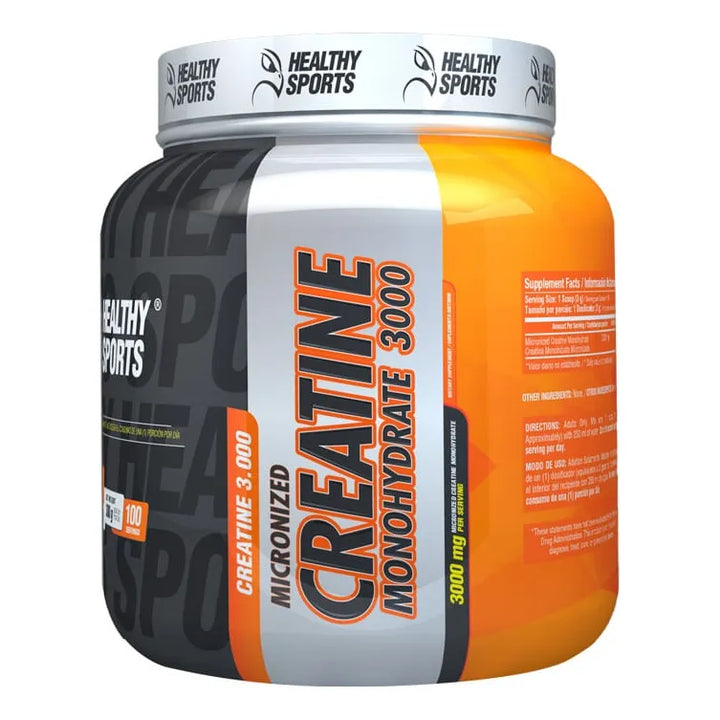 Creatine Healthy Sports Monohydrate 3000mg X 300g Sin Sabor - Imagen 4
