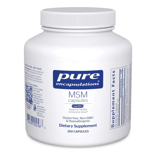 Cápsulas Msm Azufre Natural Para Articulaciones Inmunidad Te - Imagen 1