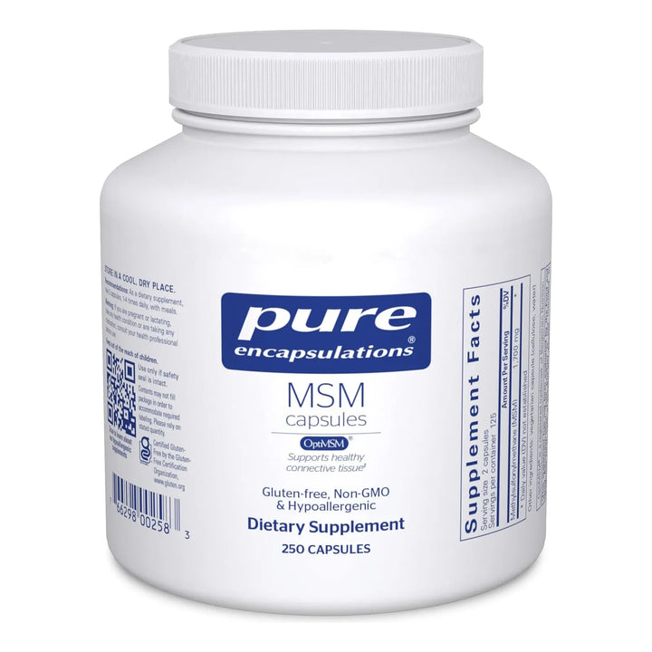 Cápsulas Msm Azufre Natural Para Articulaciones Inmunidad Te - Imagen 1