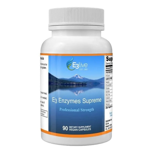 Enzimas E3 90 Cápsulas 460 Miligramos Para Digestión Saludab - Imagen 1