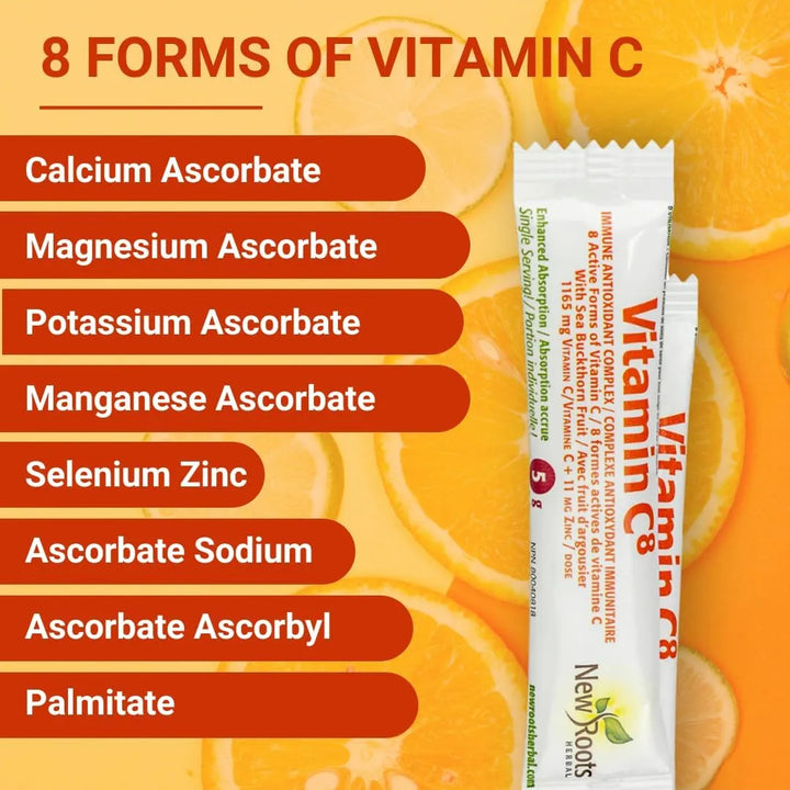 Vitamina C En Polvo 30 Bolsitas 1165 Mg Apoyo Inmunológico 8 - Imagen 3