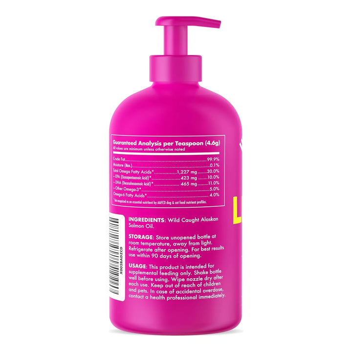 Aceite De Salmón Salvaje De Alaska Para Mascotas Omega 3 6 9 - Imagen 7