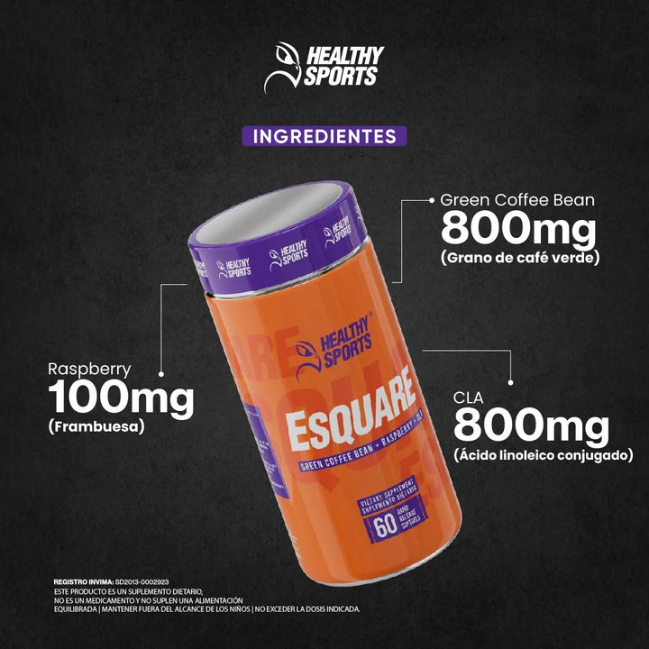 Esquare 60 Softgels Sin Sabor - Imagen 3