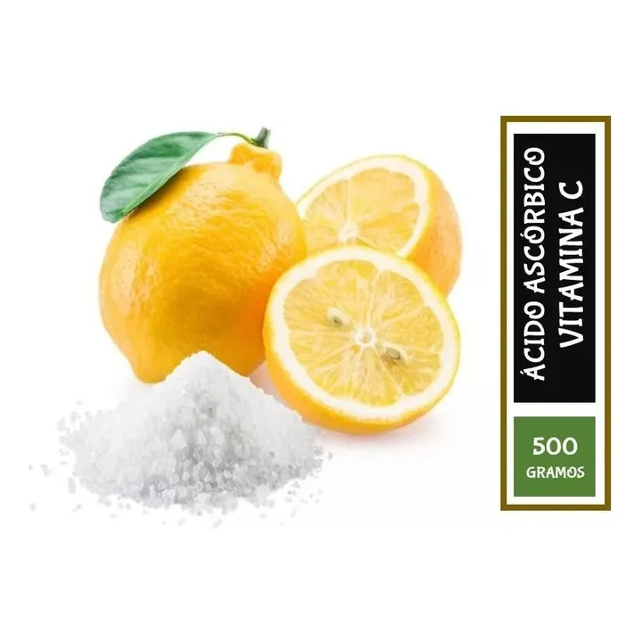 Vitamina C Ácido Ascórbico 500g Cítrico - Imagen 2