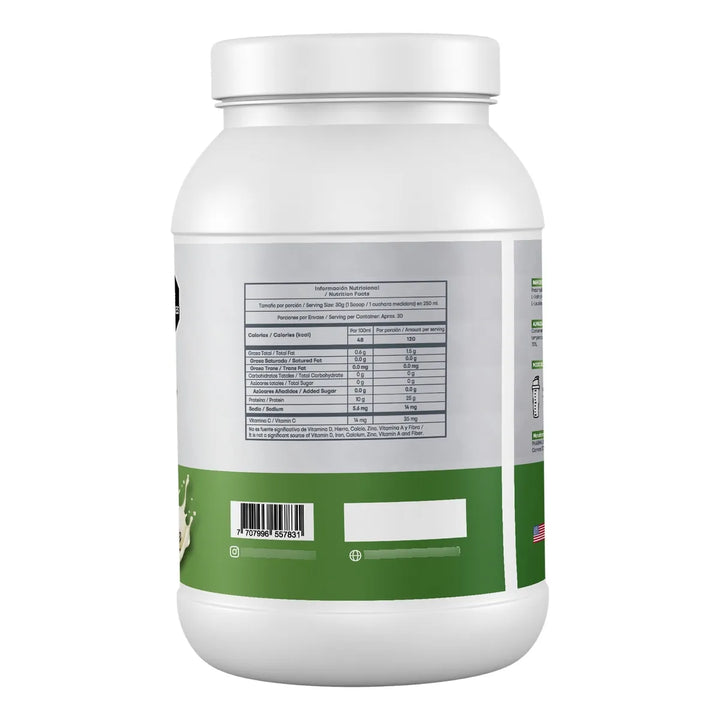 Vegan Protein 2 Lb 2 Libras 2lb  De Best Elite Pea Isolate Proteina Vegana  Arveja  - Imagen 2