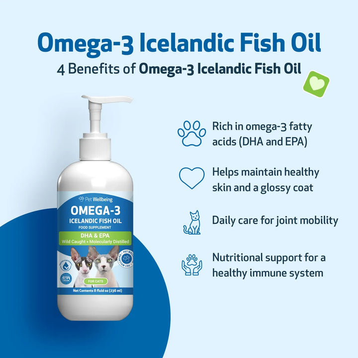 Aceite De Pescado Islandés Omega 3 Para Gatos Captura Natura - Imagen 4