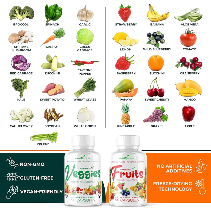 Cápsulas De Frutas Y Verduras Naturales Ricas En Vitaminas Y - Imagen 4