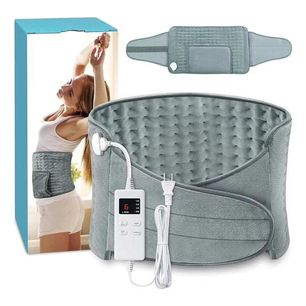 Almohadilla Termica Electrica Para Dolor De Espalda Y Menstrual 12x24 Pulgadas 6 Niveles Calor