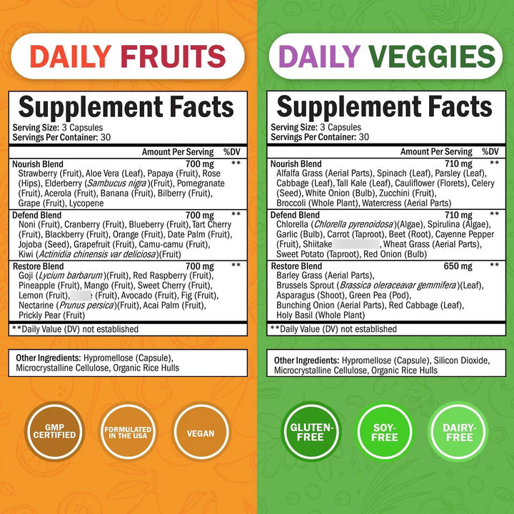 Antioxidante De 47 Alimentos Integrales Frutas Verduras Equi - Imagen 2