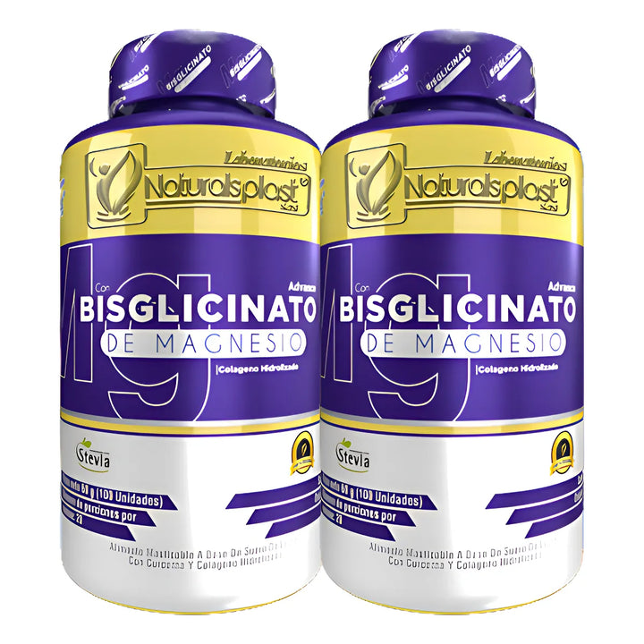 Bisglicinato Magnesio X100 2uni Natural - Imagen 1
