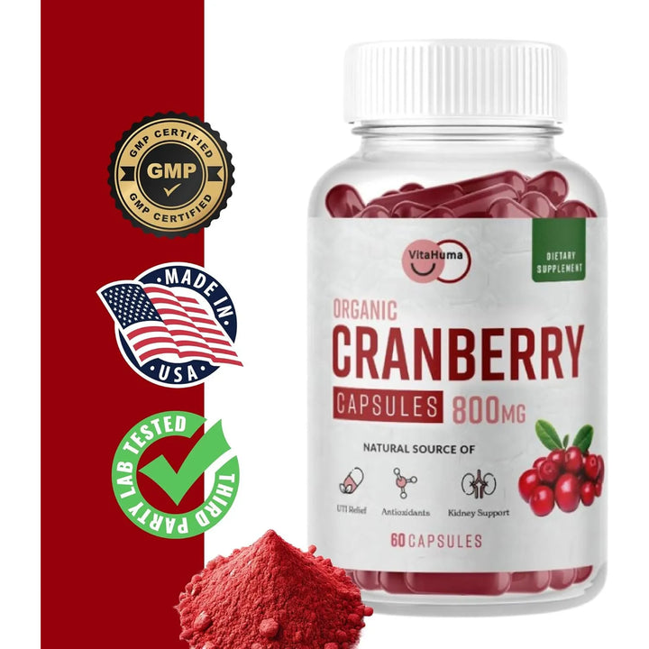Cápsulas De Extracto De Arándano Natural 500 Mg Antioxidante - Imagen 4