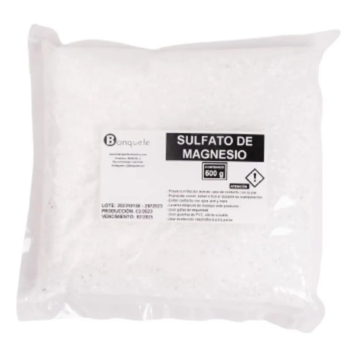 Sulfato De Magnesio Usp 500gr - Imagen 2
