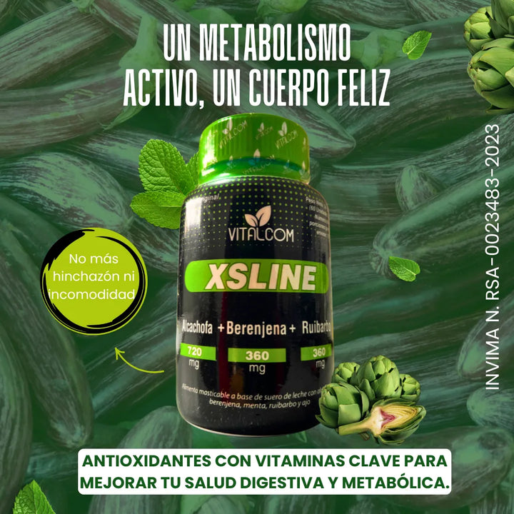 Xsline Capsulas Detox Adelgazante Natural Drenador Hepatico - Imagen 7