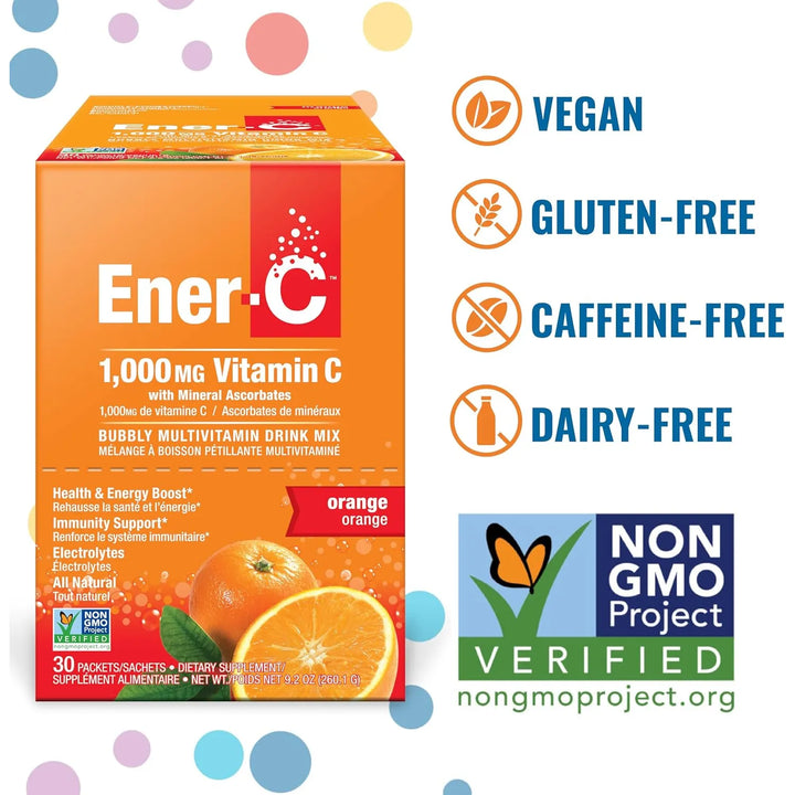 Bebida Multivitamínica De Naranja 1000 Mg Vitamina C Apoyo I - Imagen 2