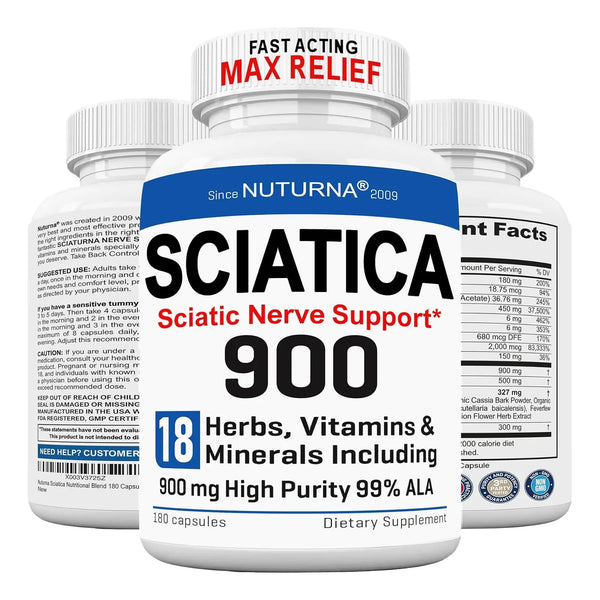 Apoyo Nervio Ciática 900 Mg Ácido Alfa Lipoico Hp-99 Fuerte - Imagen 1