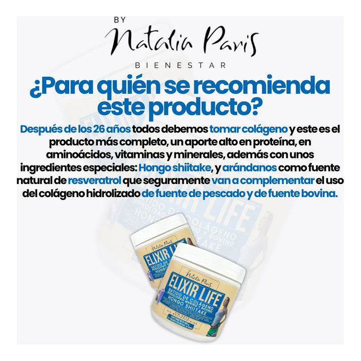 Colágeno Marino Natalia París Elixir Life 600g - Imagen 8