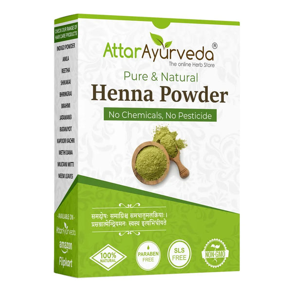 Polvo De Henna Natural Para Color Y Crecimiento Del Cabello 100 Puro 7 Onzas