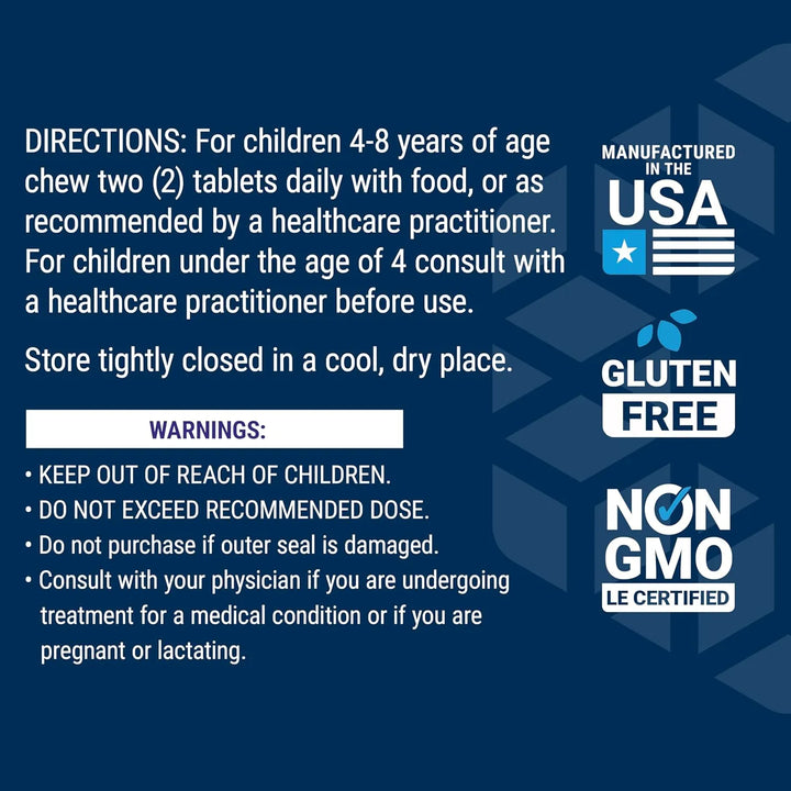 Multivitamínico Masticable Sabor A Bayas Para Niños 120 Tabl - Imagen 9