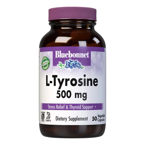 Cápsulas De 500 Mg Ltirosina 50 Unidades Para Bienestar Y En - Imagen 1