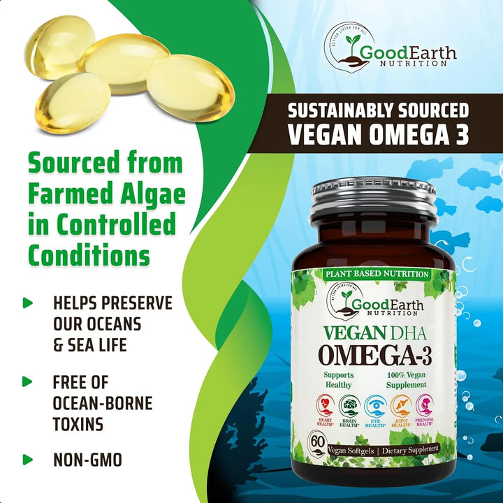 Aceite De Algas Dha Omega 3 Refuerzo Cerebral Apoyo Articula - Imagen 4