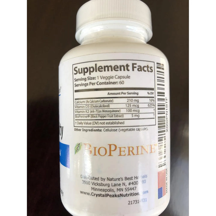 Fórmula Ósea Premium Carbonato De Calcio Vitamina K2 D3 Fort - Imagen 7