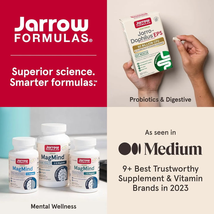 Qh-absorb 200 Mg Maxima Absorcion Jarrow Formulas 120 Cap - Imagen 9