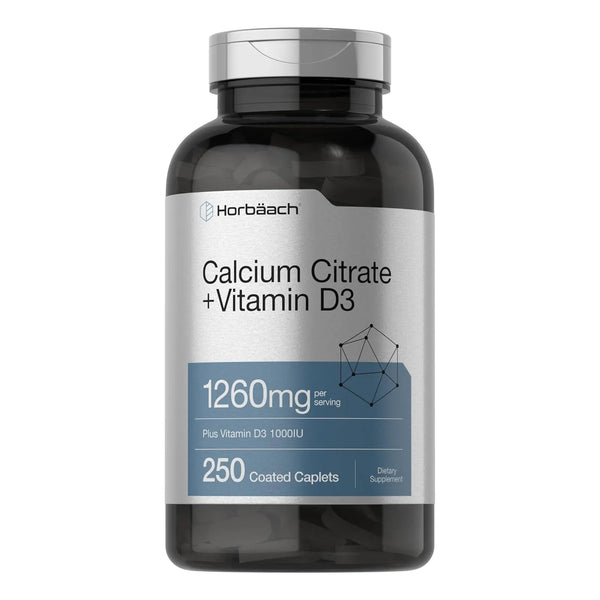 Cápsulas De Citrato De Calcio Con Vitamina D3 1260 Mg 1000 U - Imagen 1
