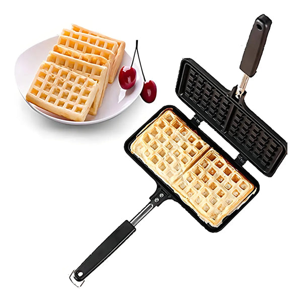 Estufa De Hierro Para Hacer Gofres Con Placas Antiadherentes Cocina Perfecta