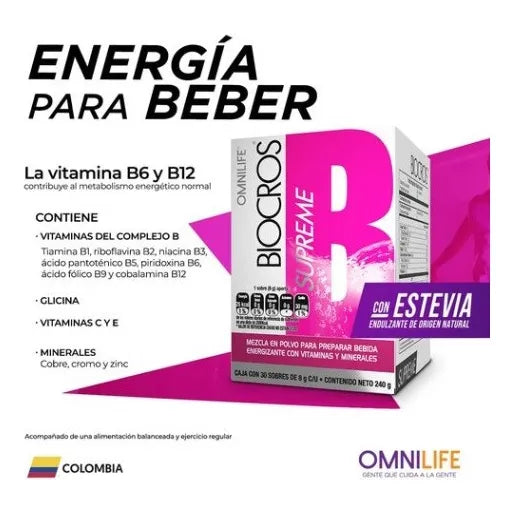 Biocros Supreme X 30 Sobres  Frutas Cítricas - Imagen 3
