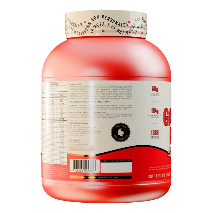 Hipercalórica 10 Lb + Creatina  Vainilla - Imagen 3