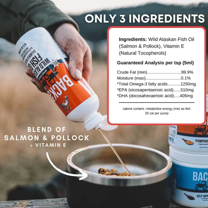 Aceite De Pescado Salvaje De Alaska Para Perros Y Gatos Rico - Imagen 6