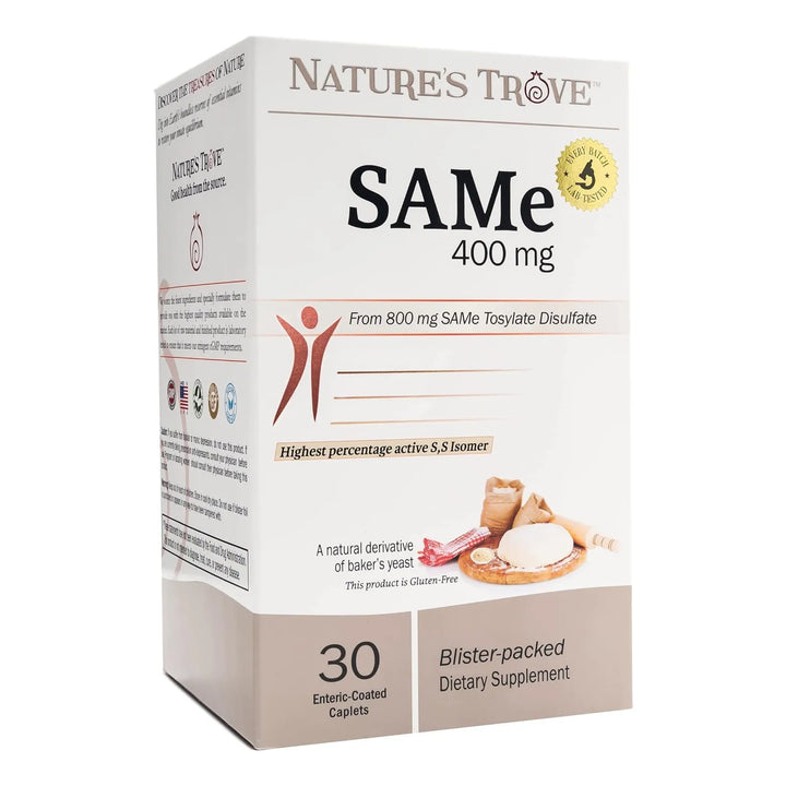 Cápsulas De 400 Mg De Sam-e Con Recubrimiento Entérico 30 Un - Imagen 1