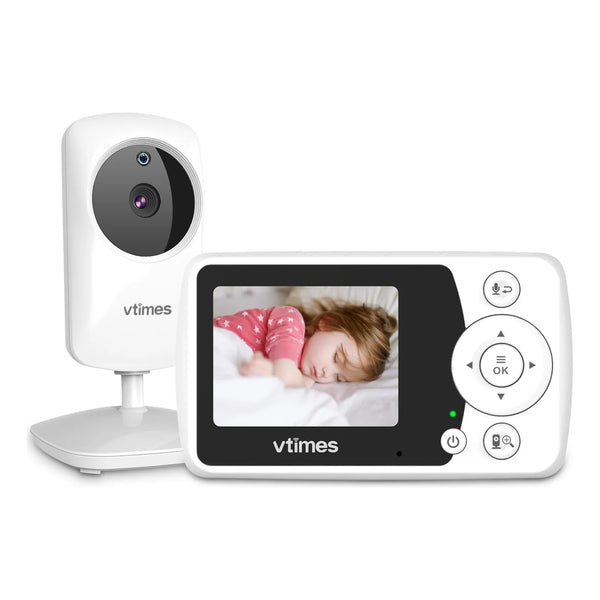Monitor De Bebé Con Cámara Audio Video LCD 2.4 Pulgadas Wifi Visión Nocturna