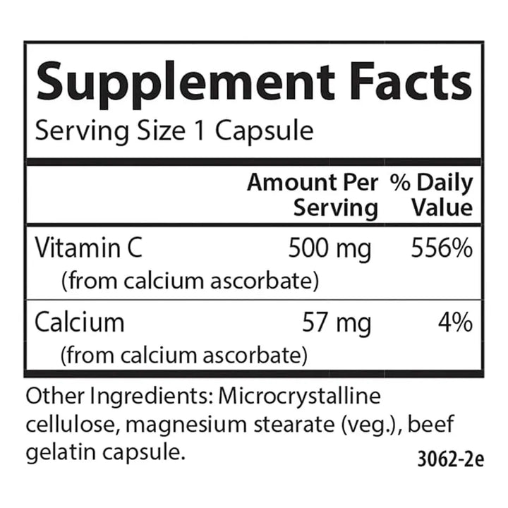 Mild-c 500 Mg Vitamina C Tamponada Apoyo Inmunológico Antiox - Imagen 4