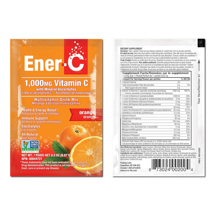 Bebida Multivitamínica De Naranja 1000 Mg Vitamina C Apoyo I - Imagen 9