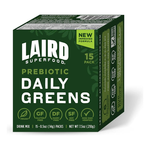 Polvo De Greens Diarios Prebióticos 15 Sobres Vitaminas Mine - Imagen 1