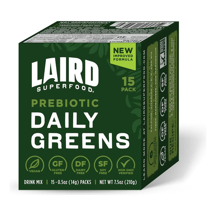 Polvo De Greens Diarios Prebióticos 15 Sobres Vitaminas Mine - Imagen 1