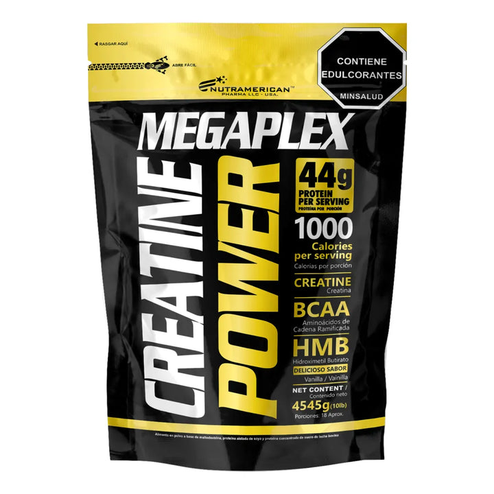 Megaplex 10lb  Creatine Bcaa  Proteina Hipercalorica - Imagen 2