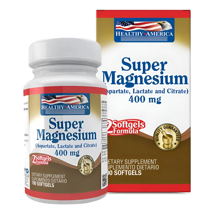 Super Magnesio 400mg X 100 Ha Sin Sabor - Imagen 1