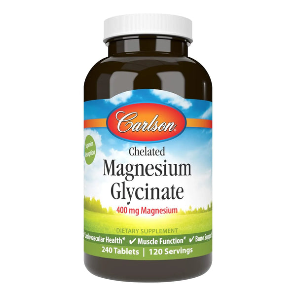 Glicinato De Magnesio 200 Mg Absorción Superior Salud Cardia - Imagen 1