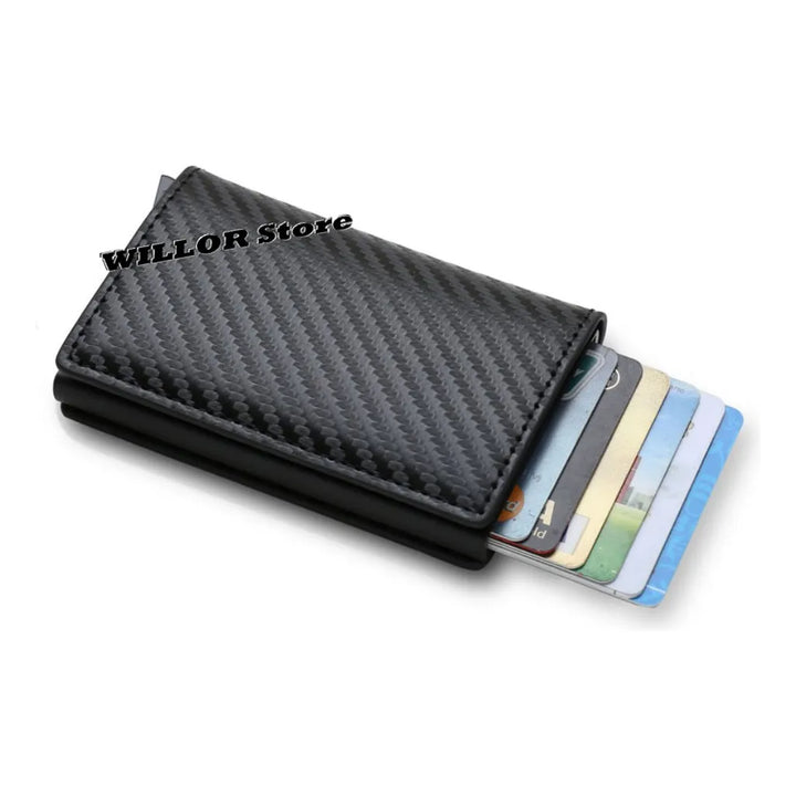Billetera Tarjetero Automático Pop Up Rfid Anticlonación  - Imagen 3