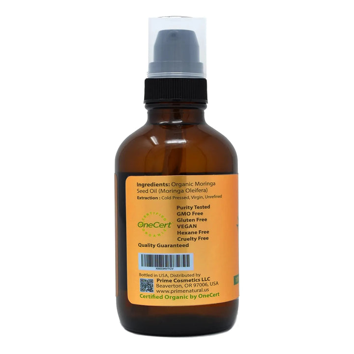Aceite De Moringa Orgánico Puro 120 Ml Prensado En Frío Virg - Imagen 4