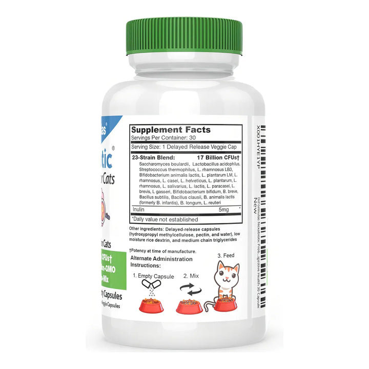 Probióticos En Polvo Para Gatos Trata Diarrea Con Saccharomy - Imagen 2
