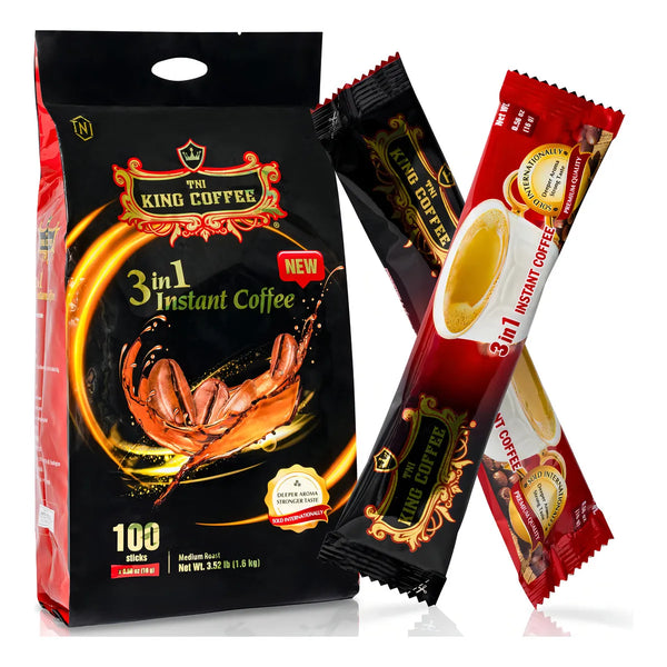 Café Vietnamita Instantáneo 3 En 1 100 Sobres Sabor Premium Y Práctico