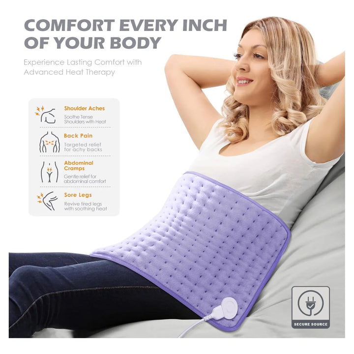 Almohadilla Térmica Xl Calor Ajustable Para Dolores Muscular - Imagen 3