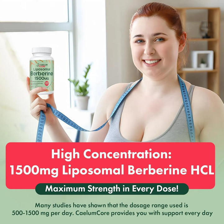 Berberina Liposomal 1500mg Activa Ampk Glp-1 Alta Biodisponi - Imagen 3