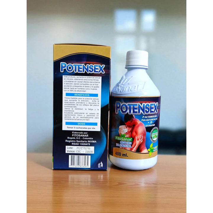 Potensex 400ml | Potenciador Sexual  Contiene Sildenafil Natural - Imagen 3