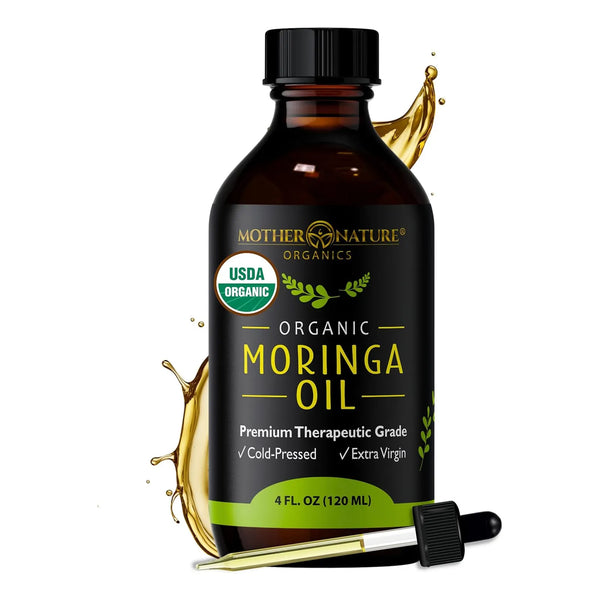 Aceite De Semilla De Moringa Orgánico 100 Puro Prensado En Frío Para Piel Y Cabello