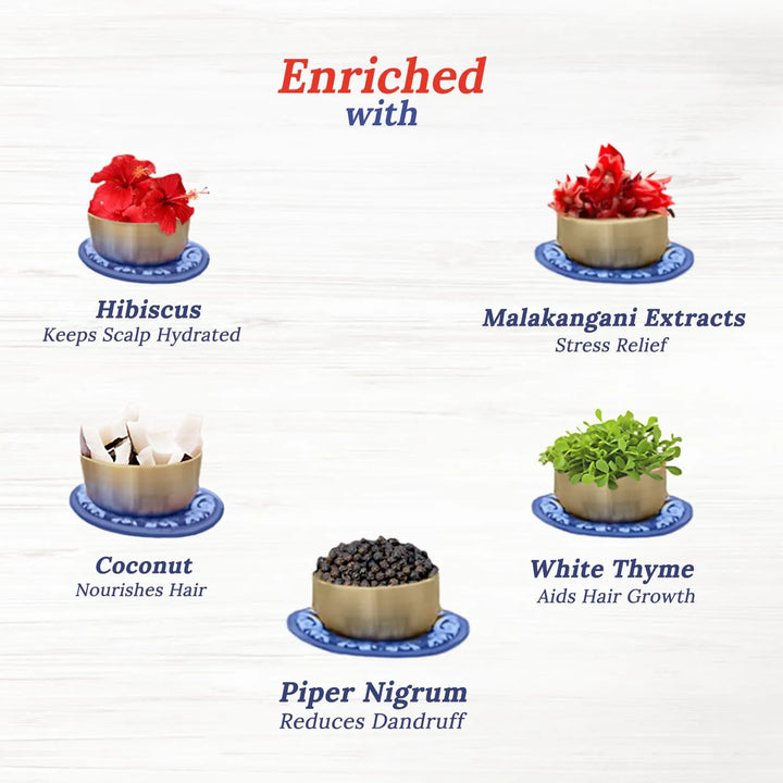 Aceite Caliente Ayurvédico Para Cabello Con 5 Ingredientes N - Imagen 4